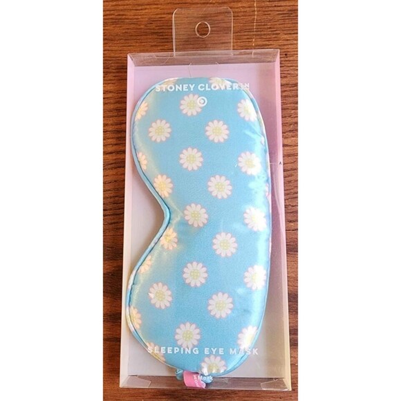 BOGO FREE - SLEEPING EYE MASK STONEY CLOVER LANE BLUE WITH DAISYS SLEEP MASK NEW - Picture 5 of 6